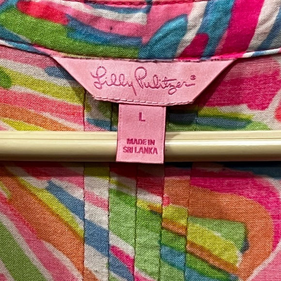 Lilly Pulitzer Colorful Print Dress / Cover-up - Picture 3 of 4